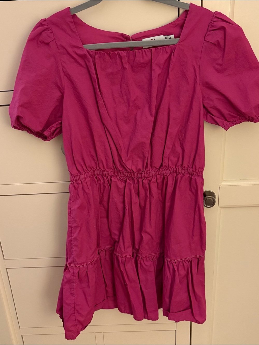 Girls' Vineyard Vines Puff-Sleeve Tiered Dress